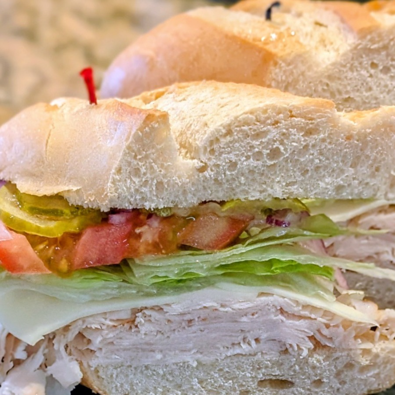 Turkey & Cheese Sub.