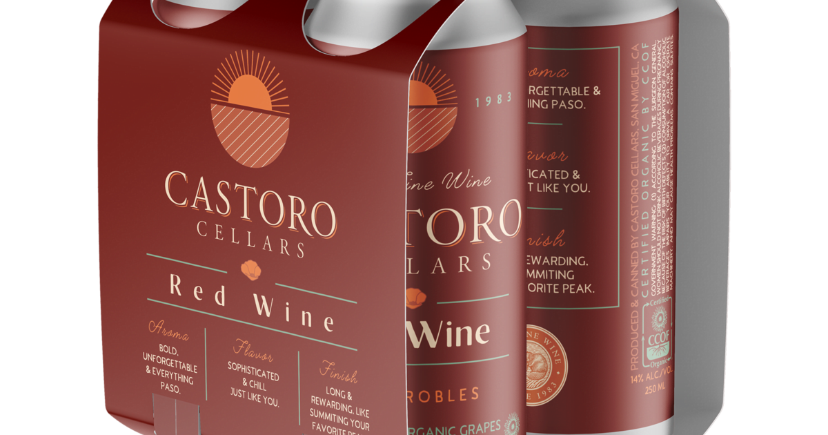 Castoro Cellars Red Wine 8oz.