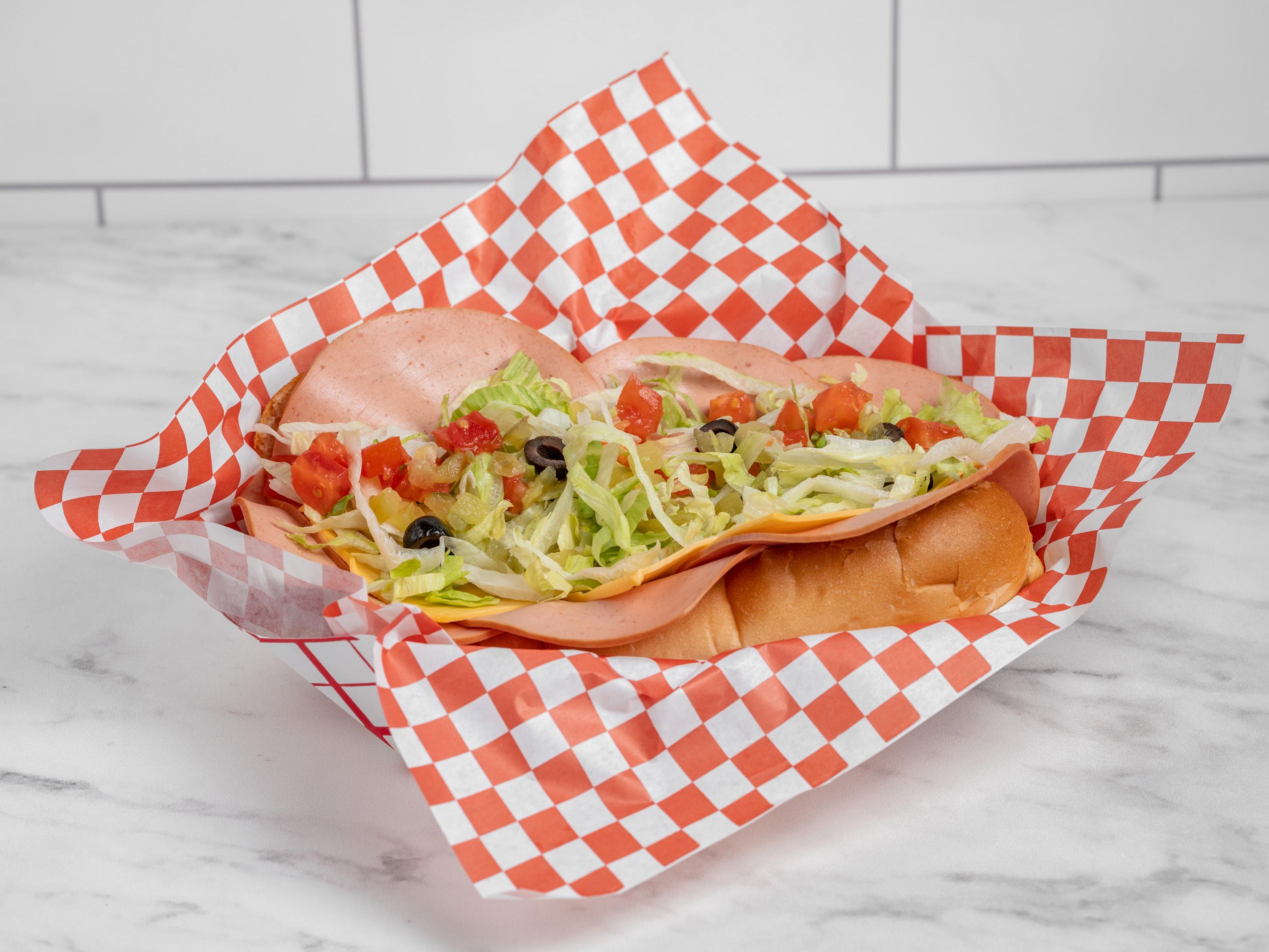 Bologna & Cheese Sub.