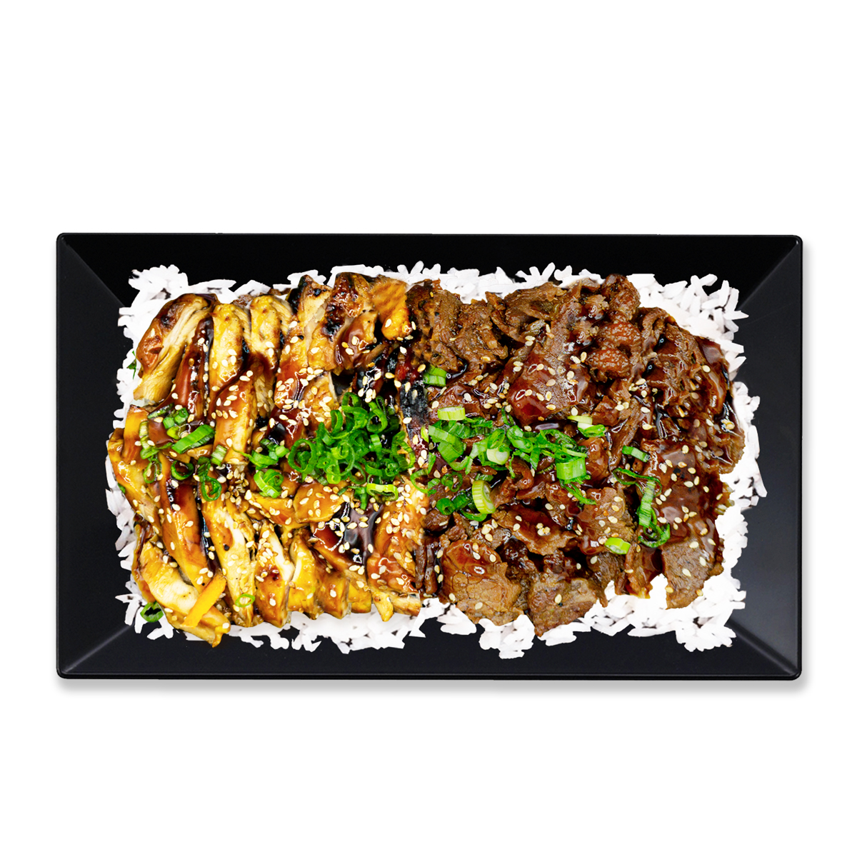 Half & Half Combo Teriyaki Bowl.