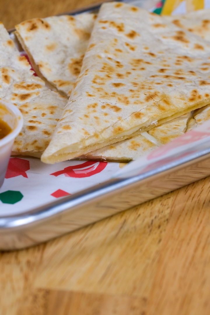 Cheese Only Quesadilla (Queso).