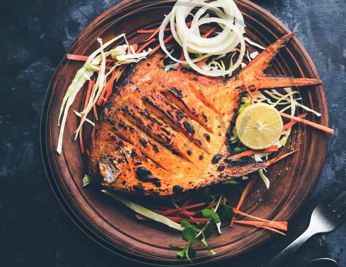 Tandoori Pomfret.