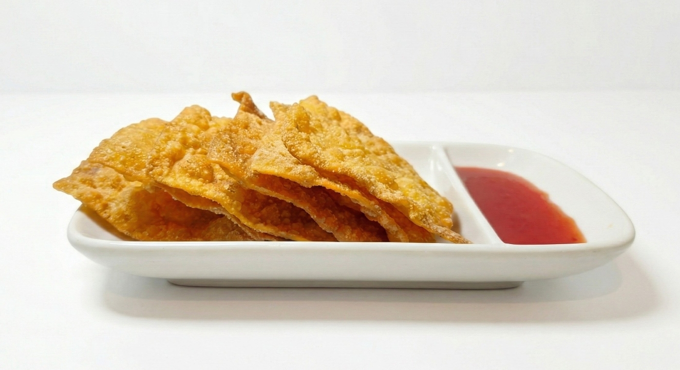 Fried Wonton Skins.