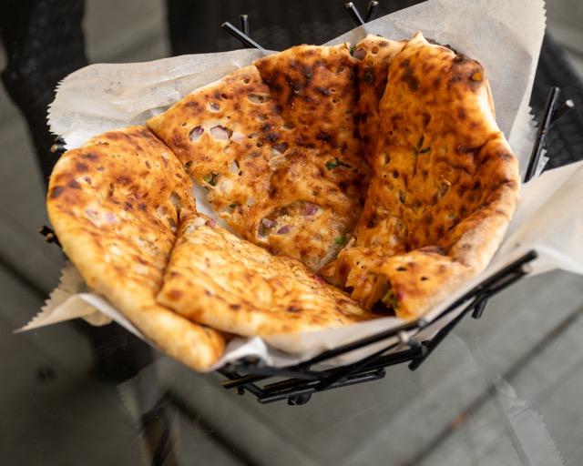 Chilli Garlic Naan (Bullet Naan).