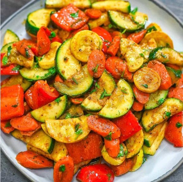 SIDE OF SAUTEED VEGETABLES.