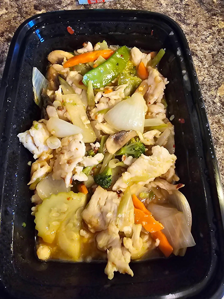 Chicken & Vegetables.