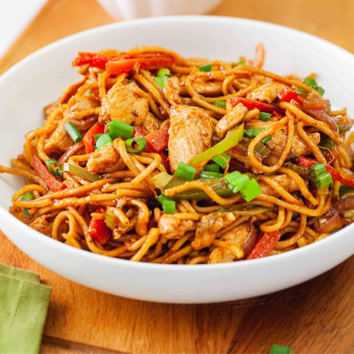 Chicken Hakka Noodles.
