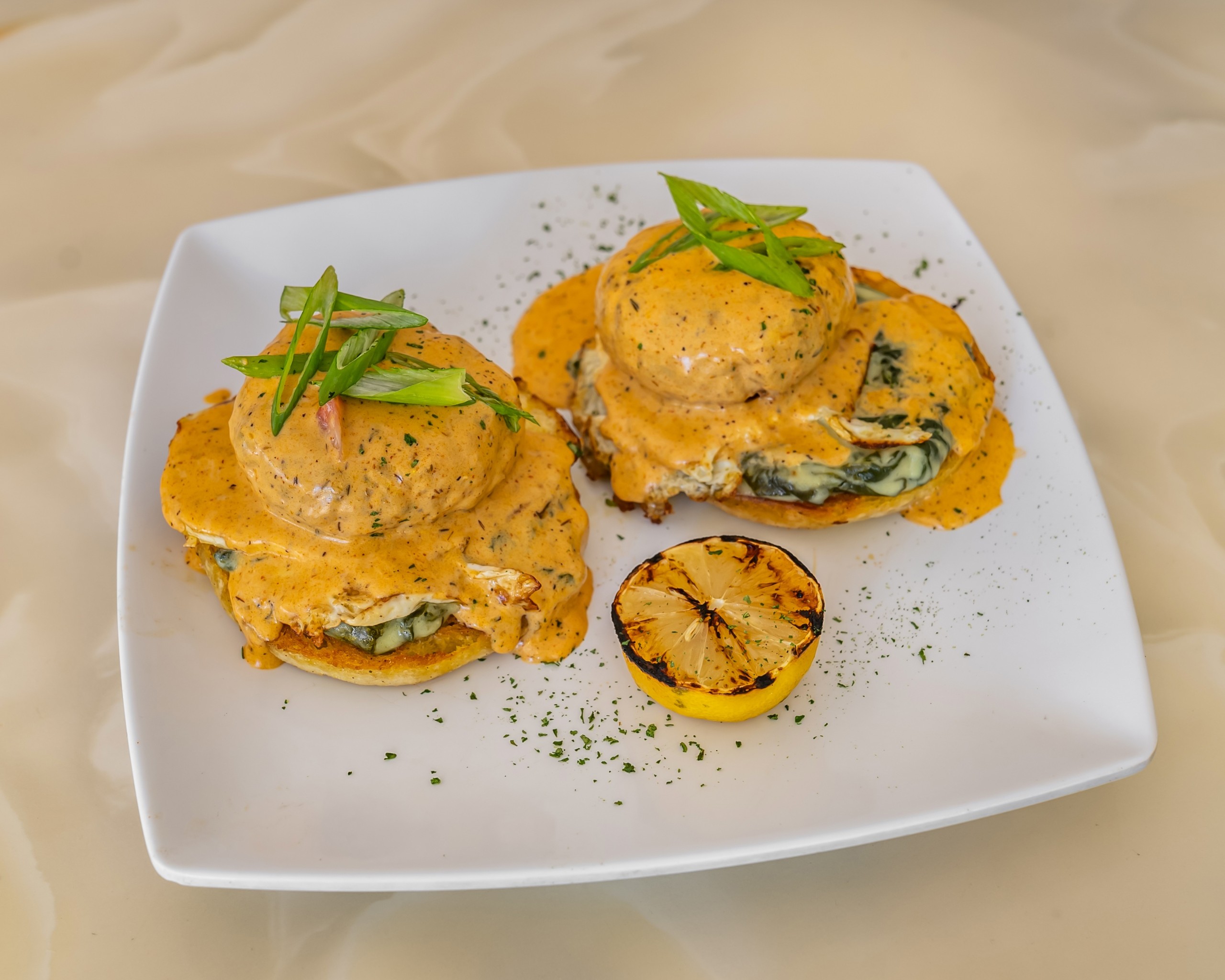 Mr. Benny - Crab Cake Benedict.