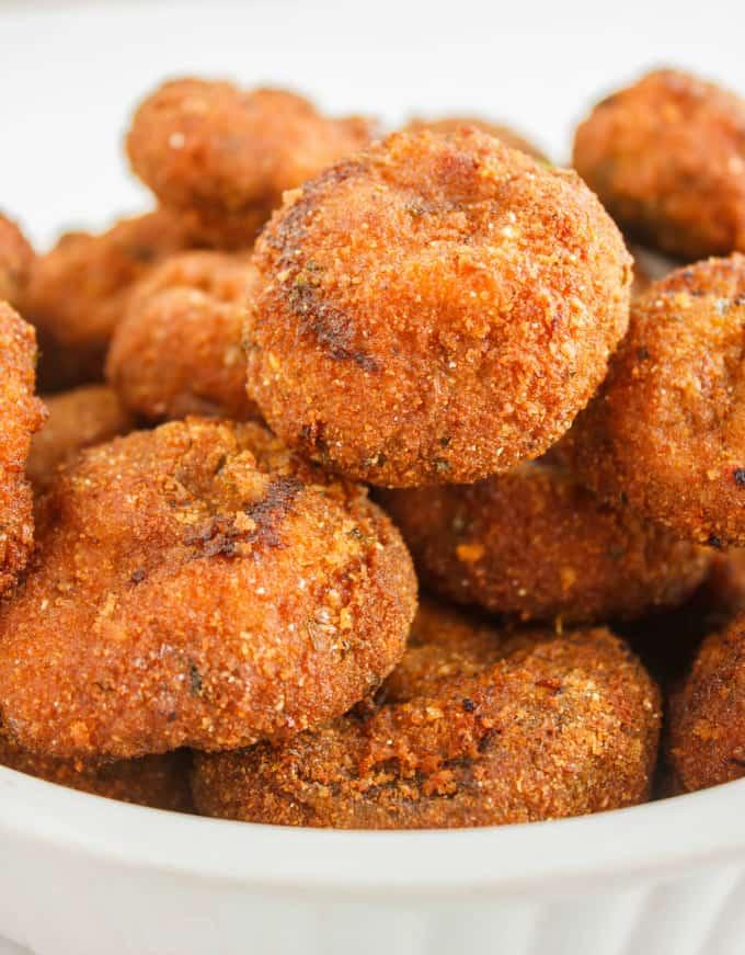 Breaded Mushrooms.