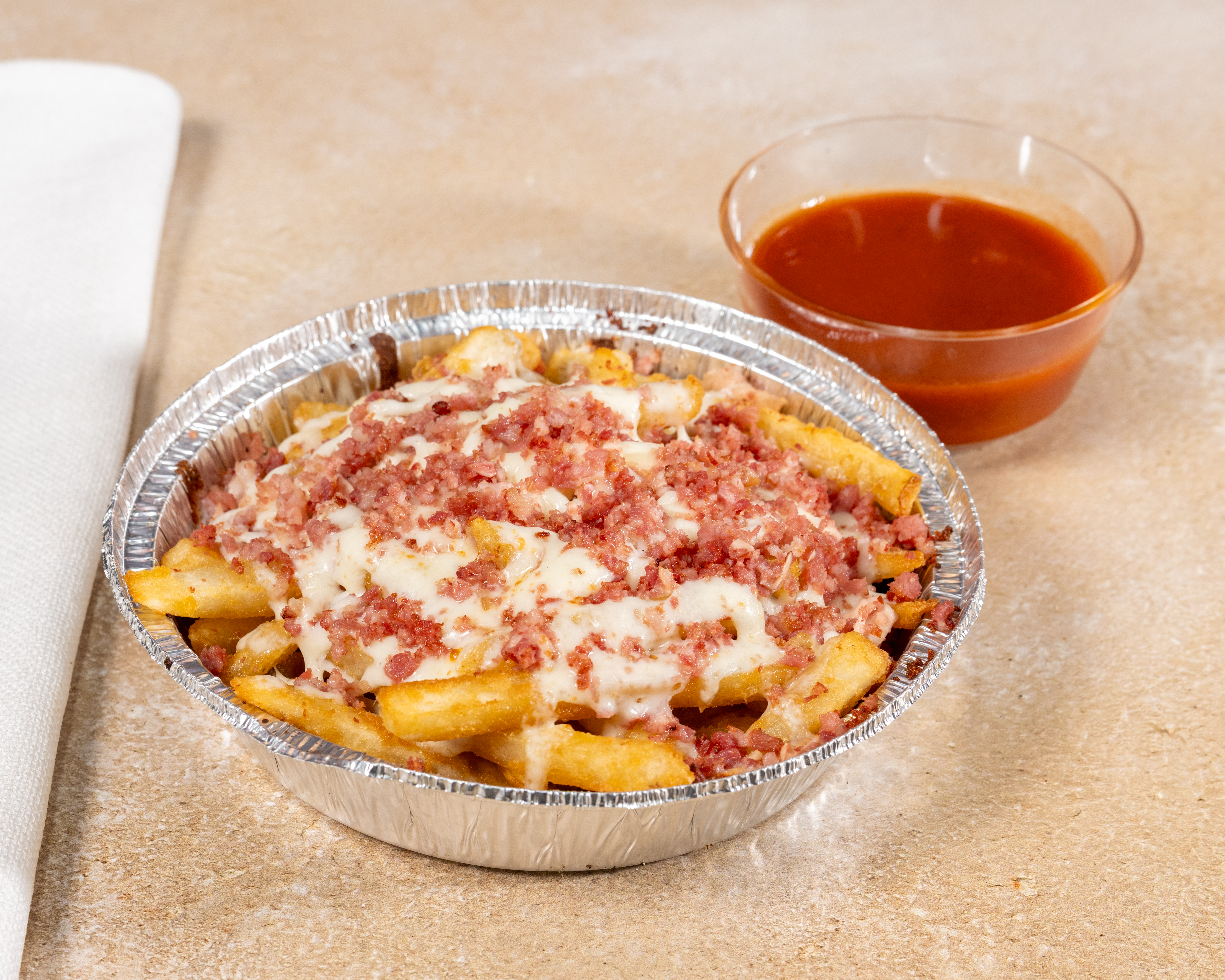 Bacon Loaded Cheese Fries.