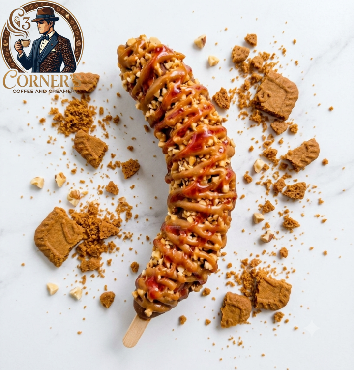 Biscoff Frozen Banana.