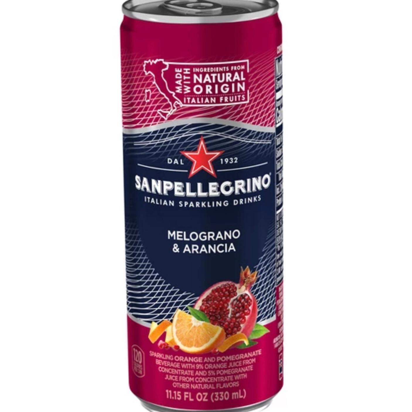 San Pellegrino Italian Soda Can.