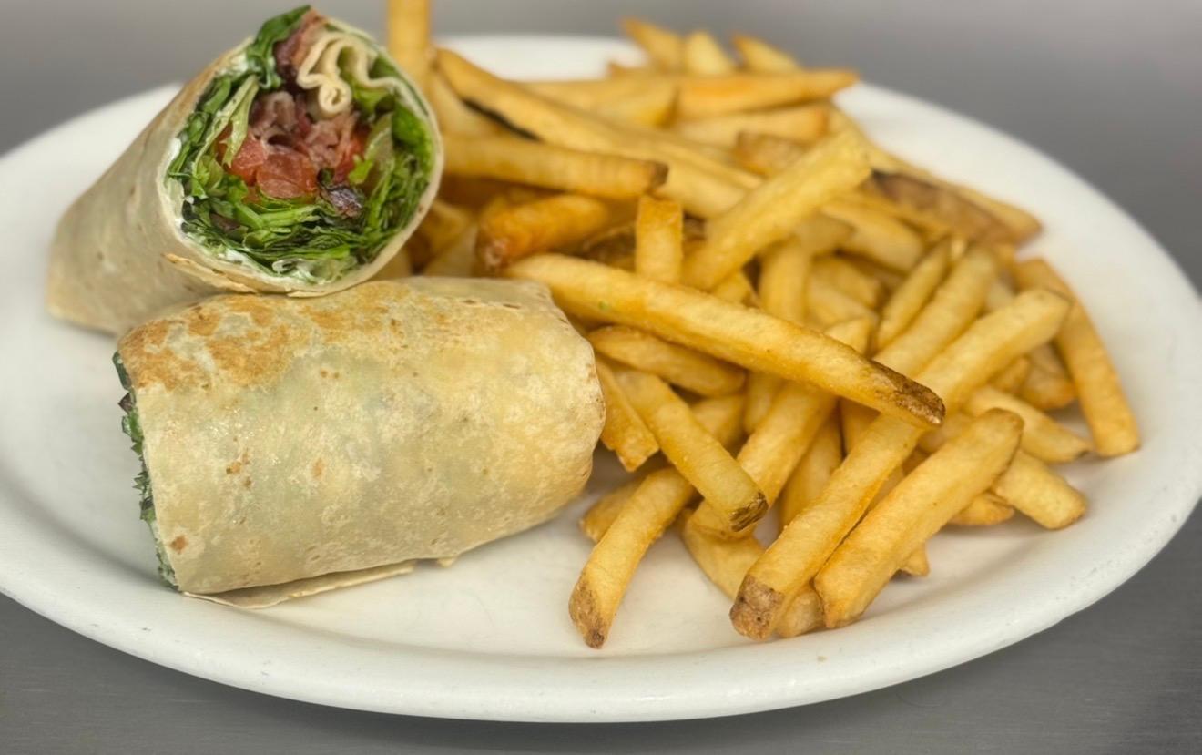 BLT Cheese Wrap.