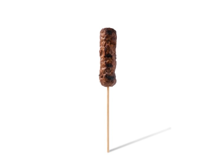Feta-Stuffed Beef Kebab Stick.