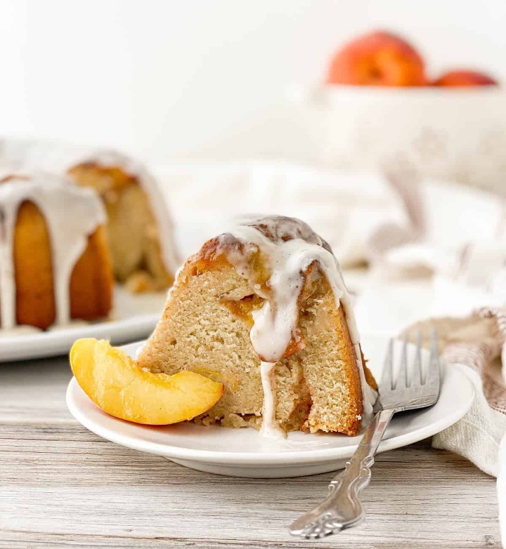 Peach Cobbler Pound Cake- By Devon