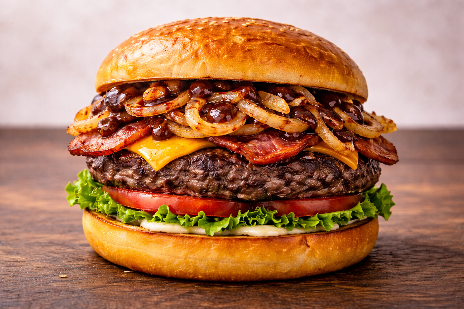 Arizona Territory Barbecue Burger.