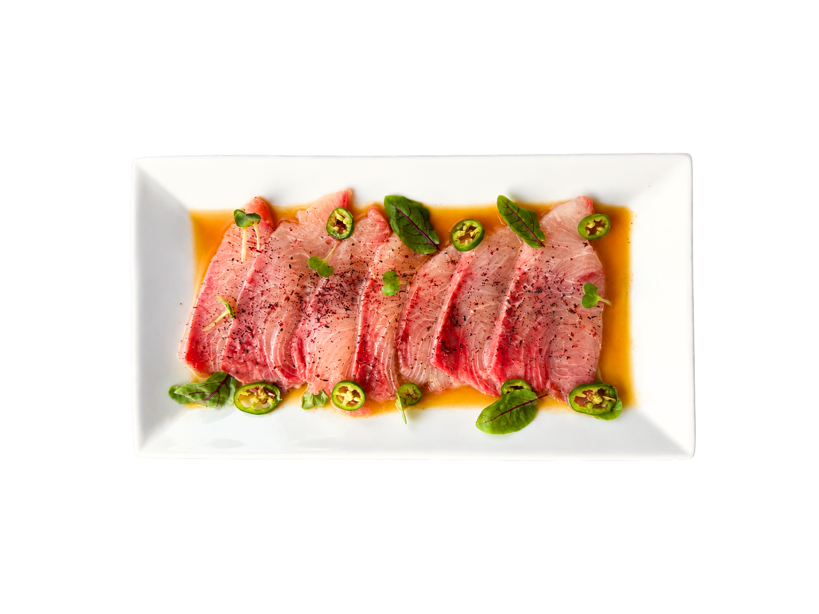 Hamachi Crudo - Lunch.