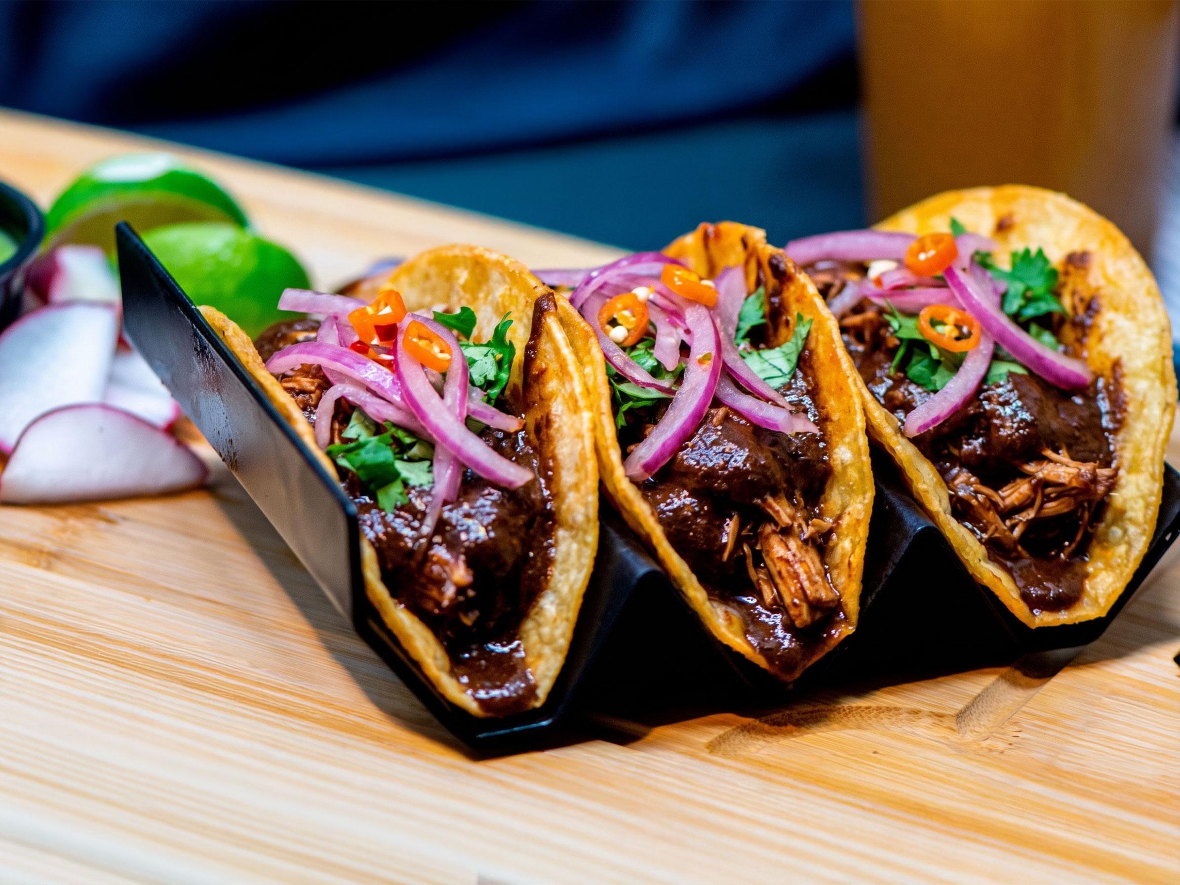 Mole Tacos.