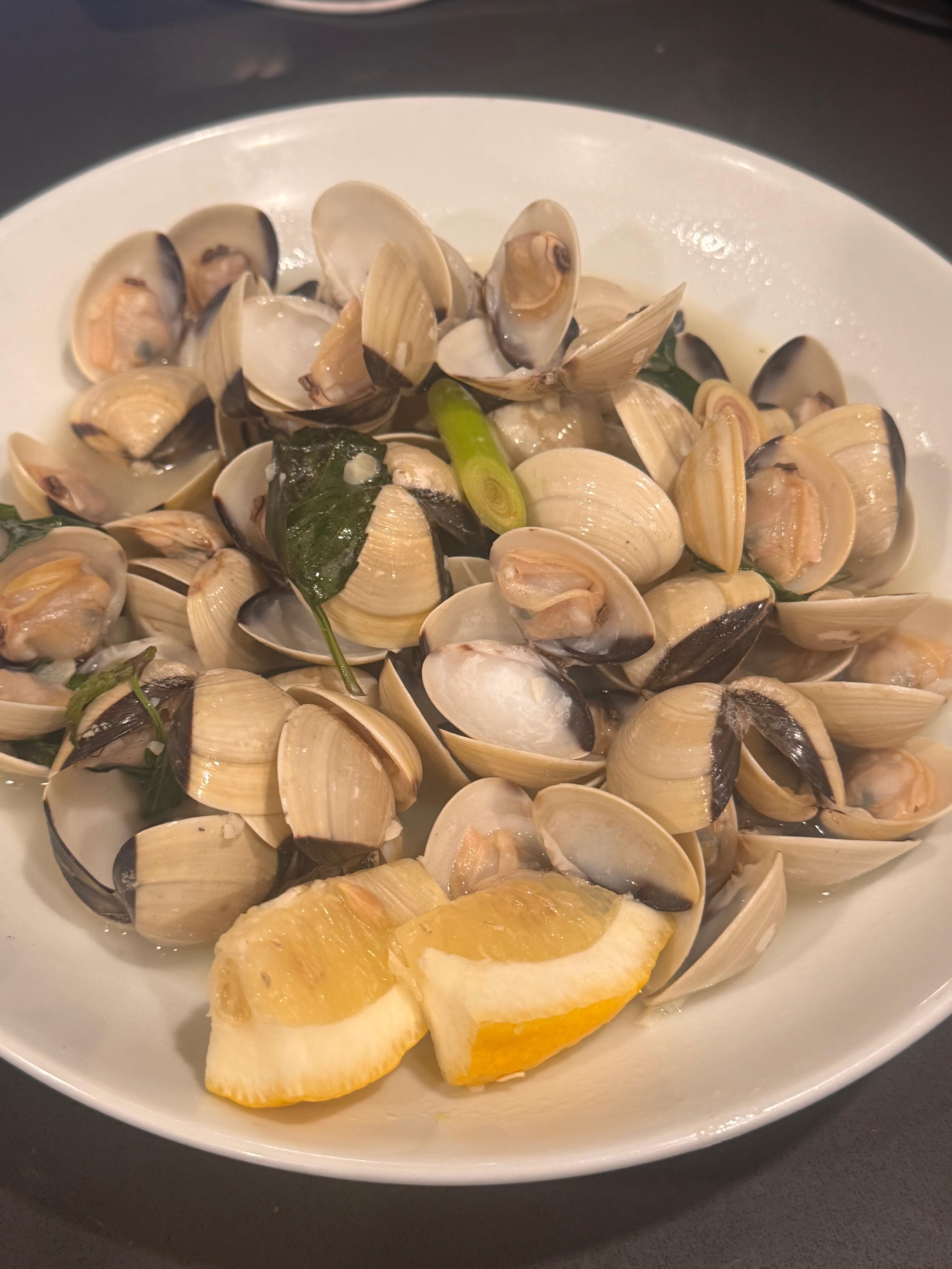 Steamed Clams.