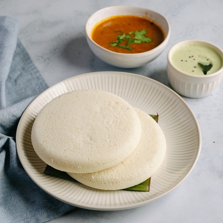 Plain Thatte Idli.