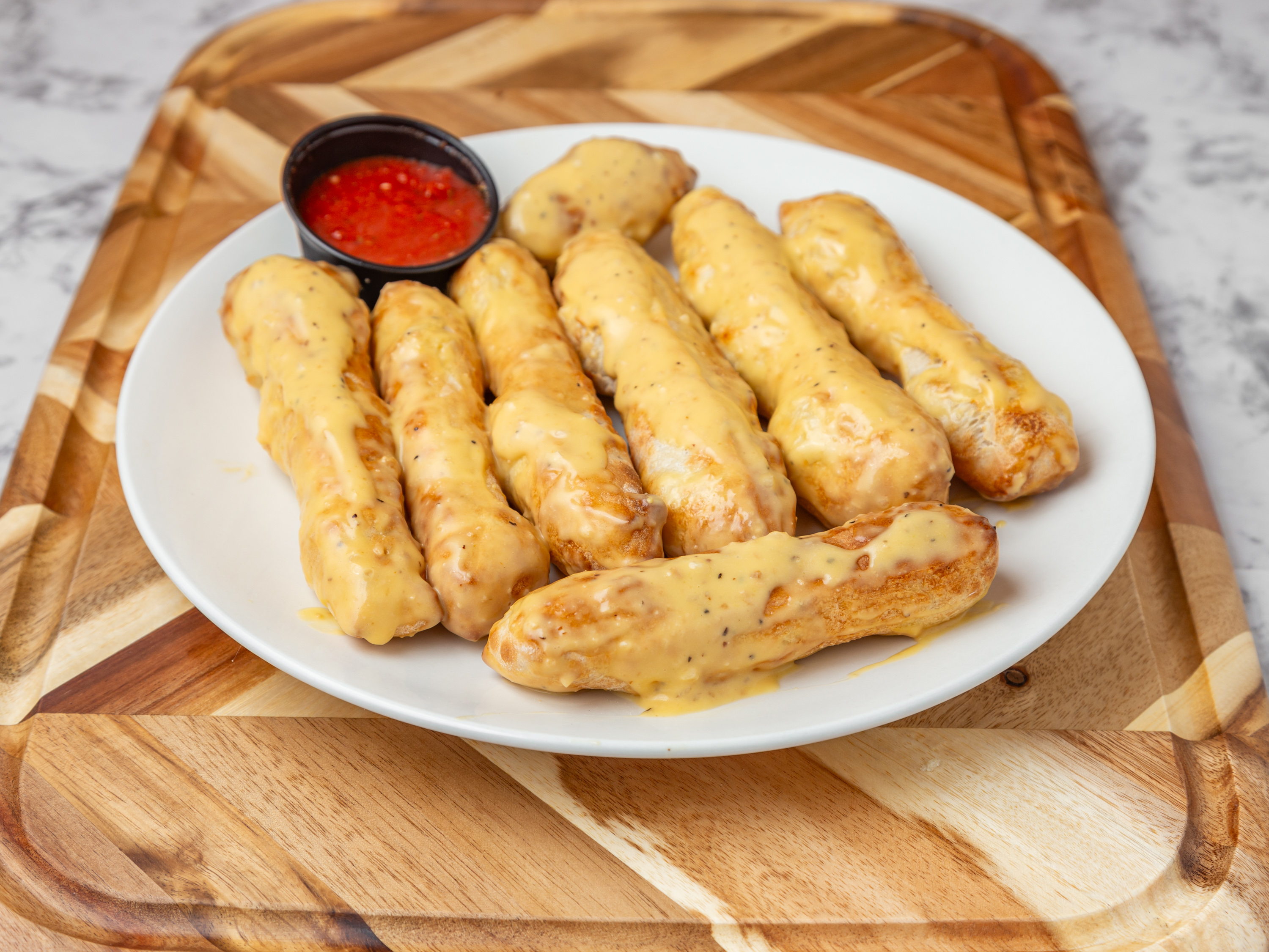 Garlic Parmesan Breadsticks.