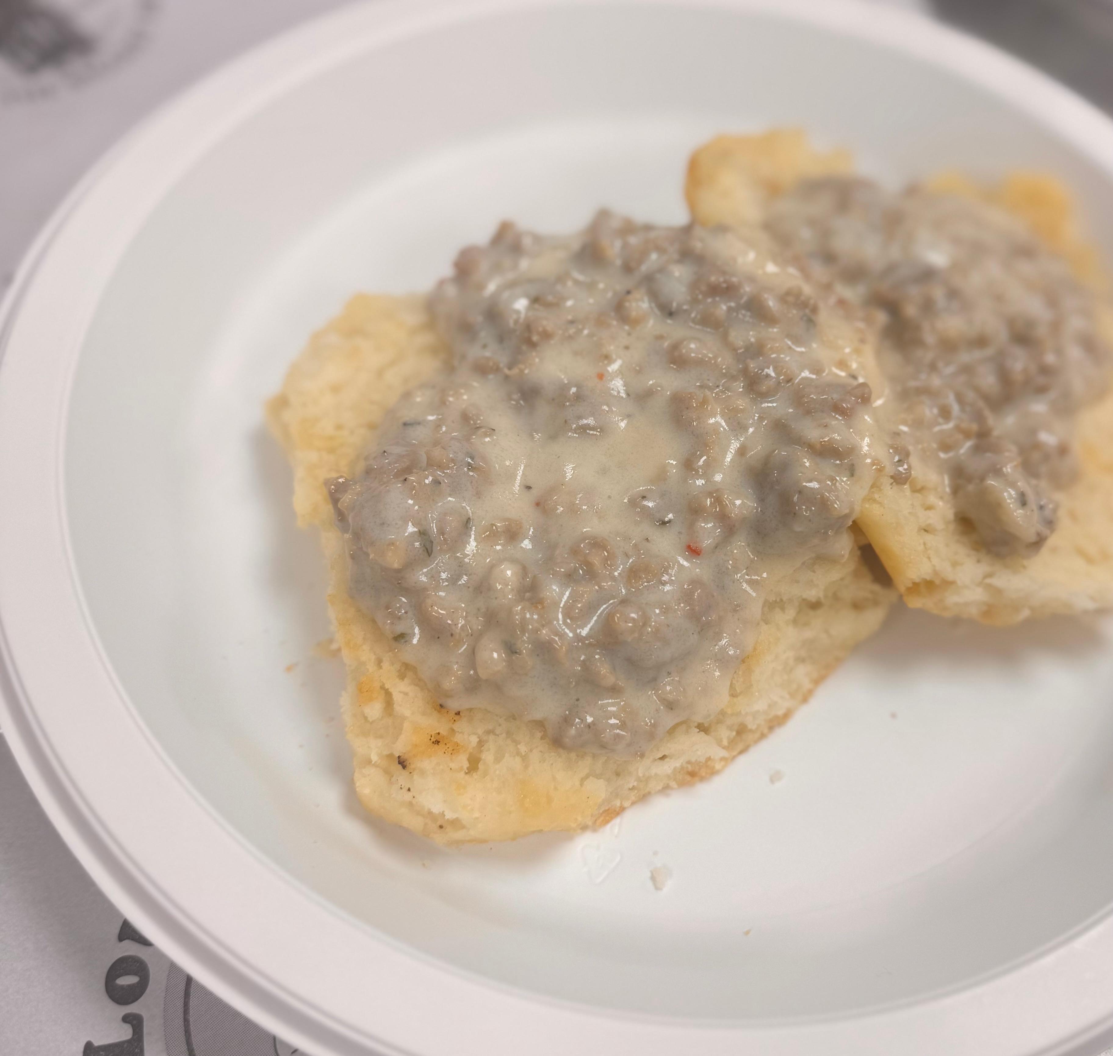 Biscuit and gravy.