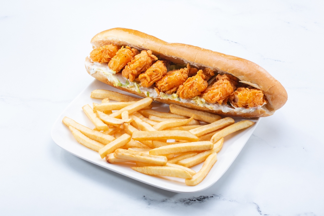 Fried Shrimp Sandwich.
