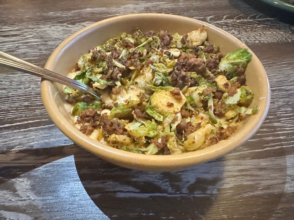 Chori-Brussels Queso.