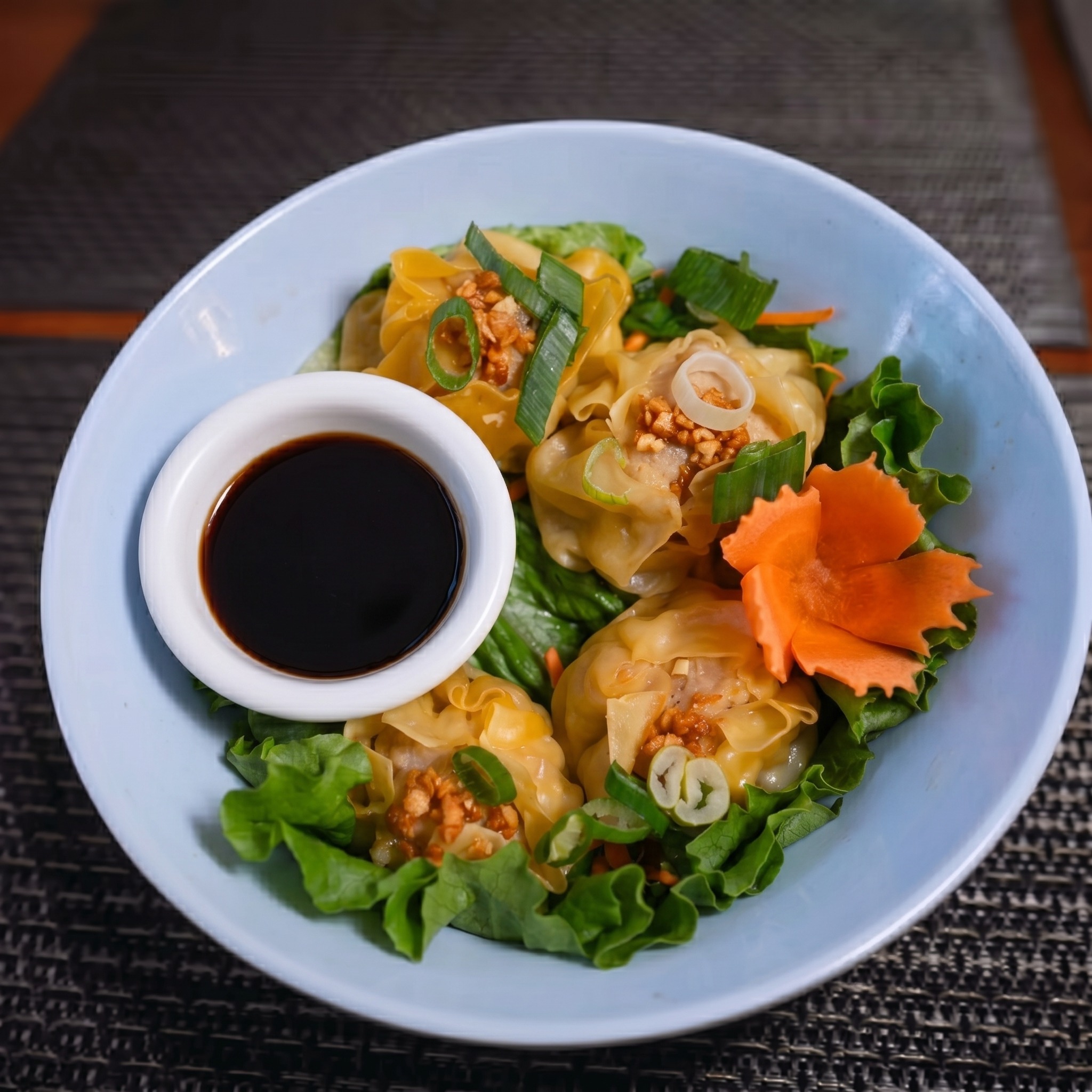 Steamed Dumplings.