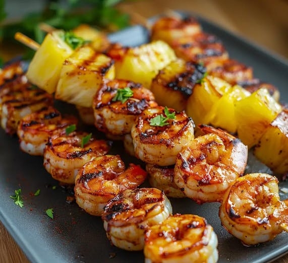 Grilled Shrimp Skewers.