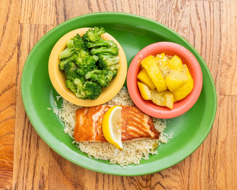 Grilled Salmon.