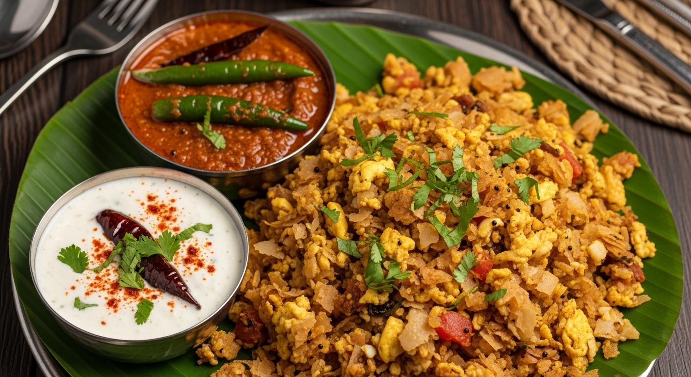 Kothu Paratha Egg.
