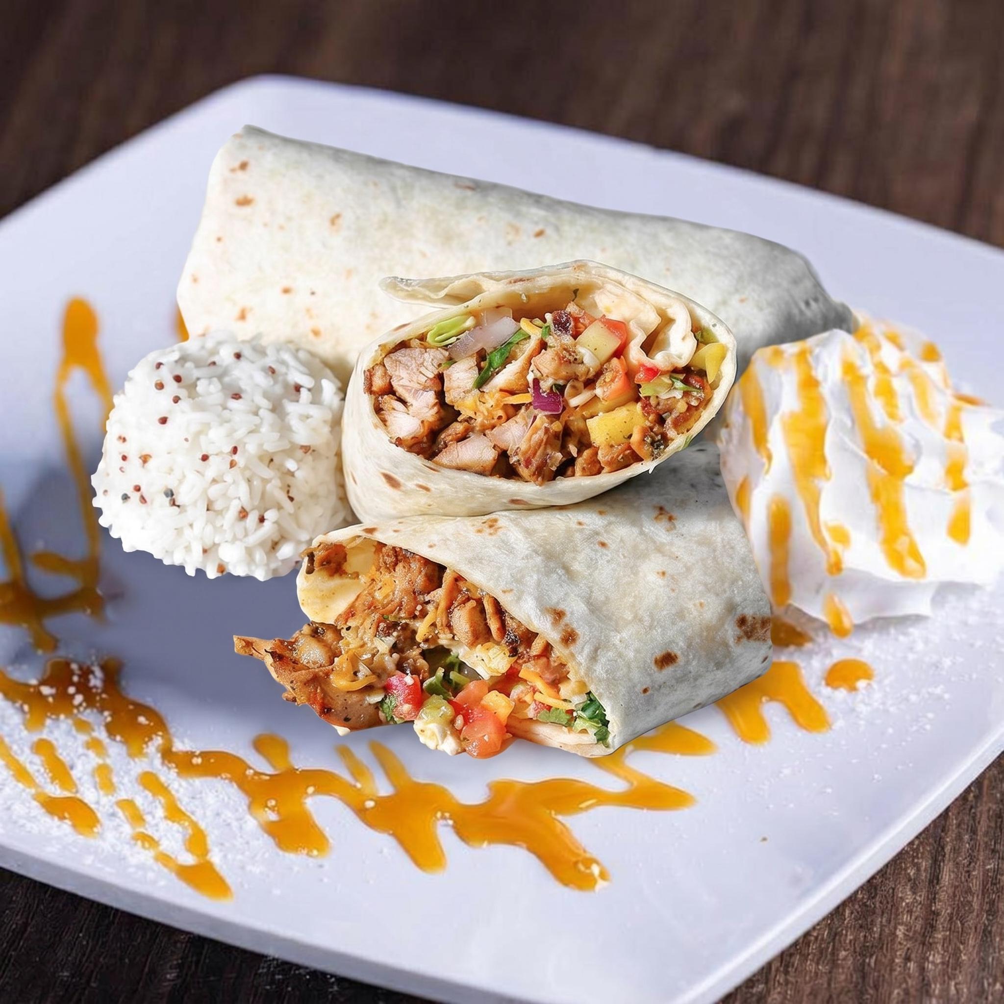 Carne Asada Breakfast Burrito.