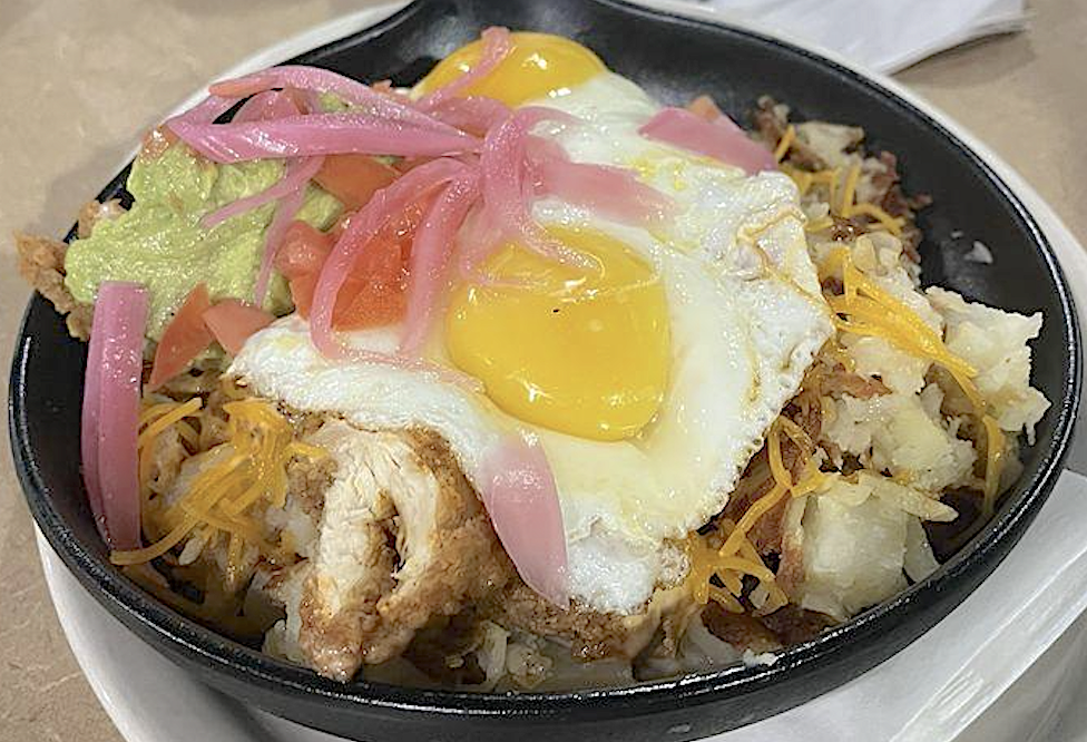 Buffalo Fried Chicken Skillet.