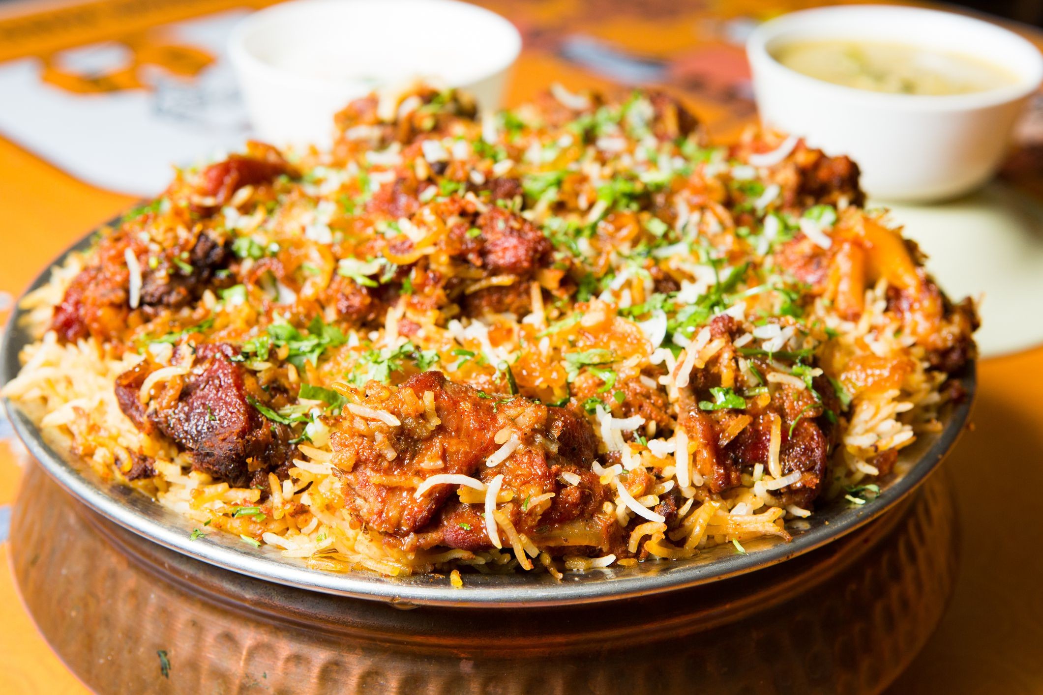 Goat Biryani.