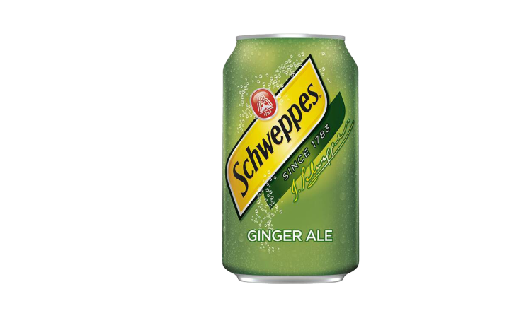 Schweppes Ginger Ale - 12oz Can.