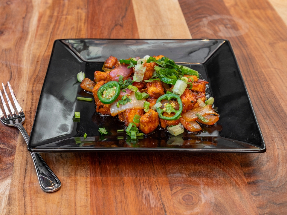 Chilli Paneer.