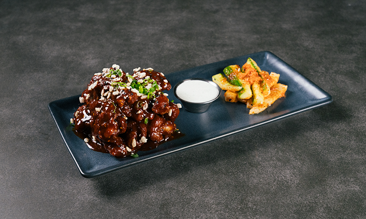 GOCHUJANG DUCK DRUMETTES.