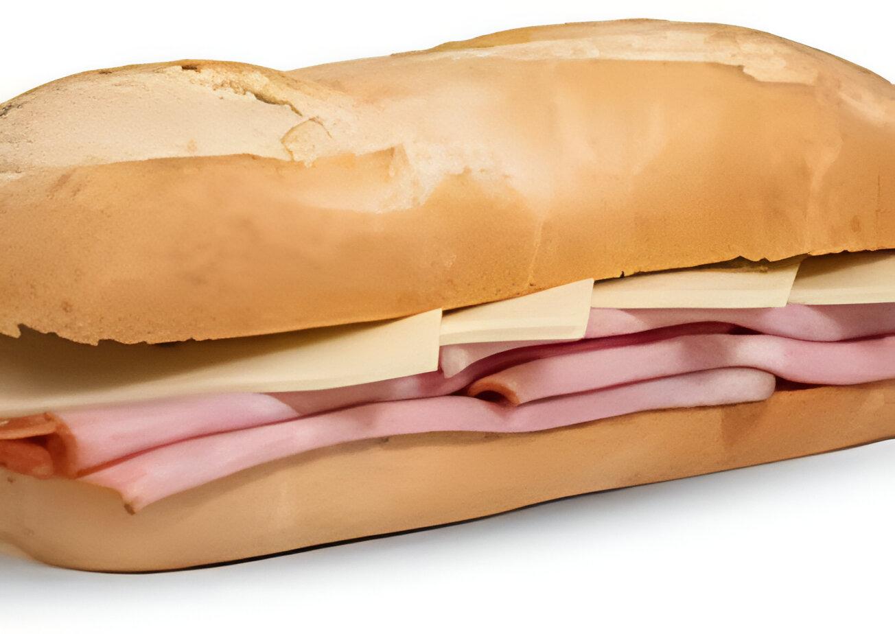 Ham and cheese sub.