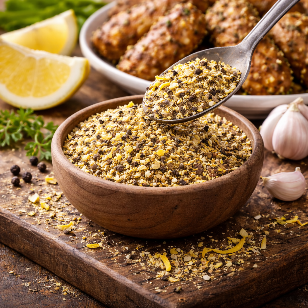 Lemon Pepper Dry Rub.