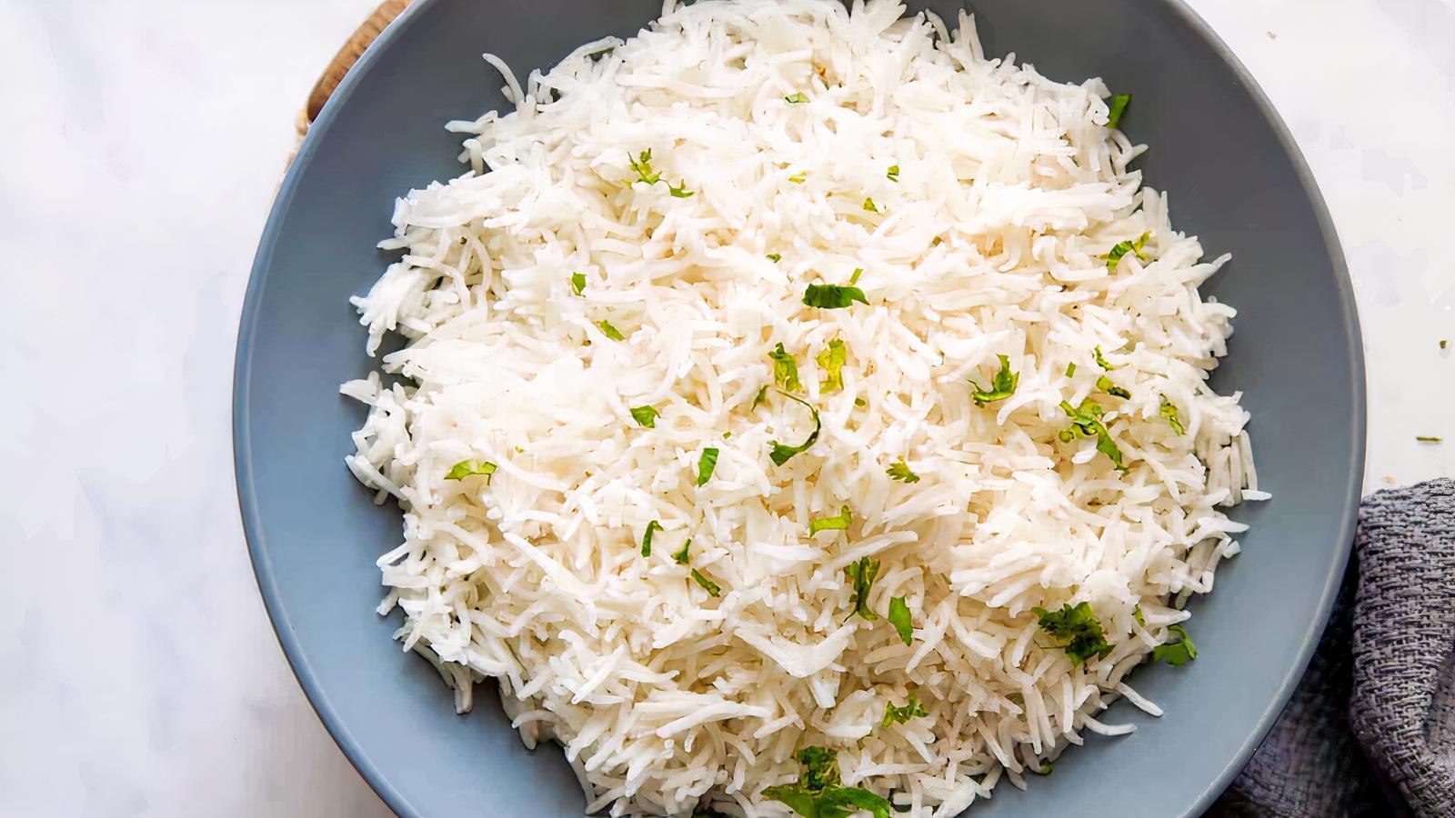 Plain Basmati Rice.
