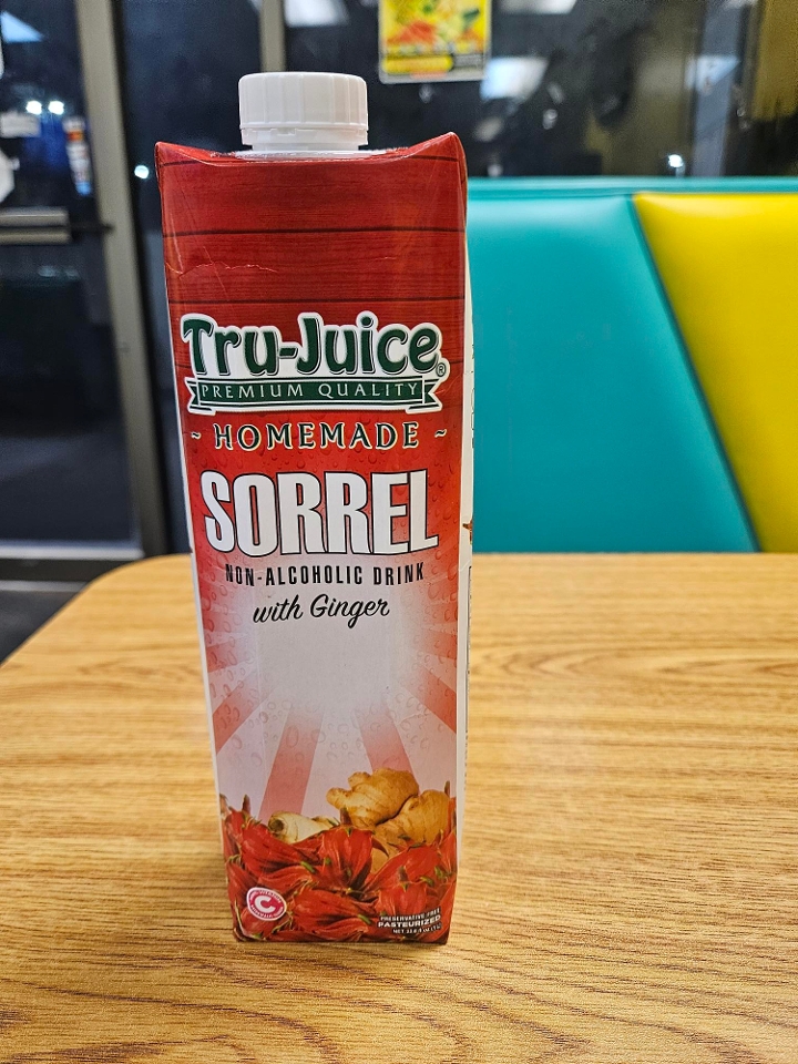 TruJuice 1 Liter Sorrel.