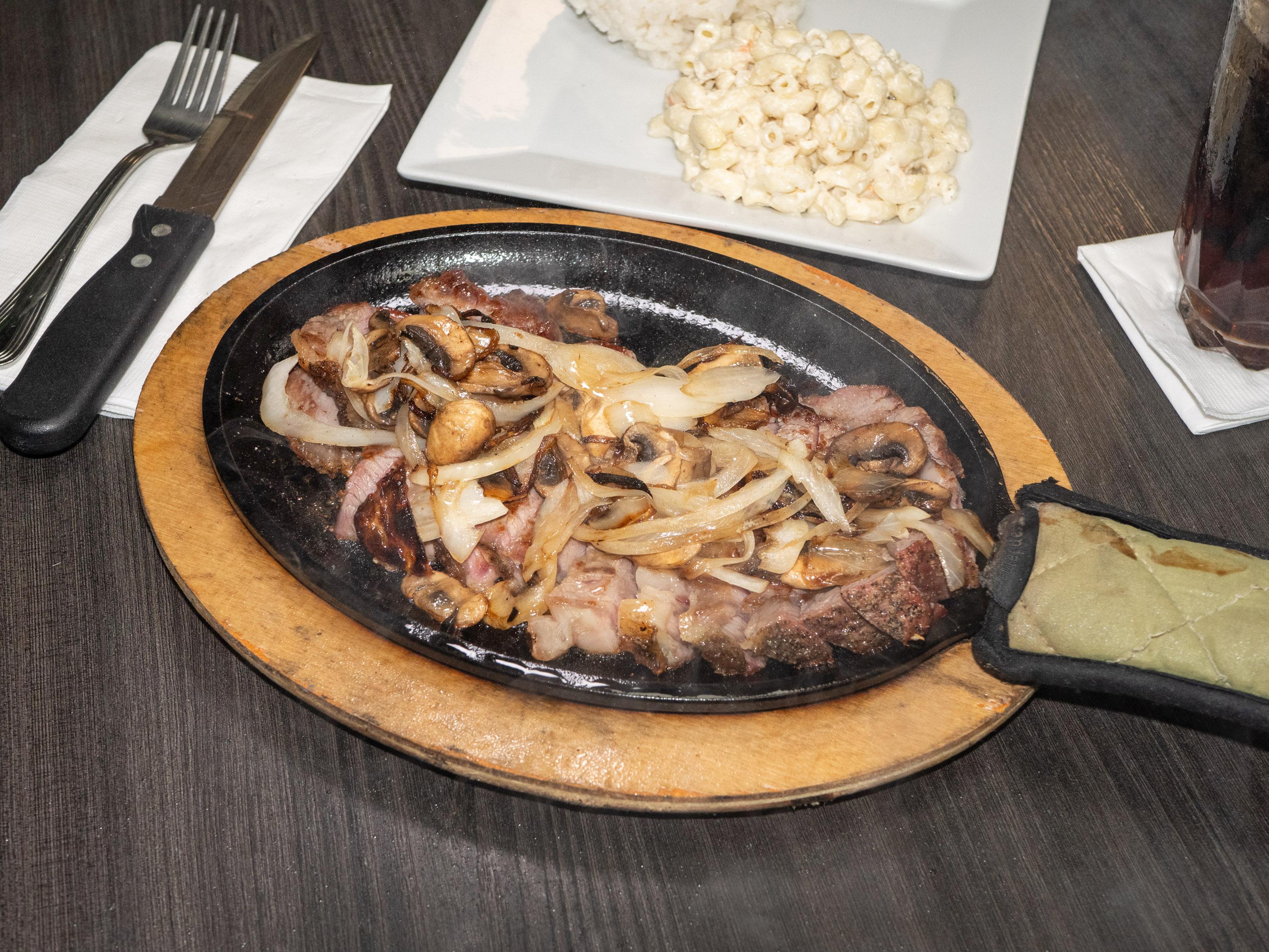 Sizzling Ribeye.