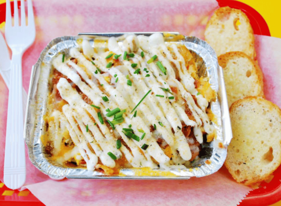 Chicken Bacon Ranch Mac n Cheese.