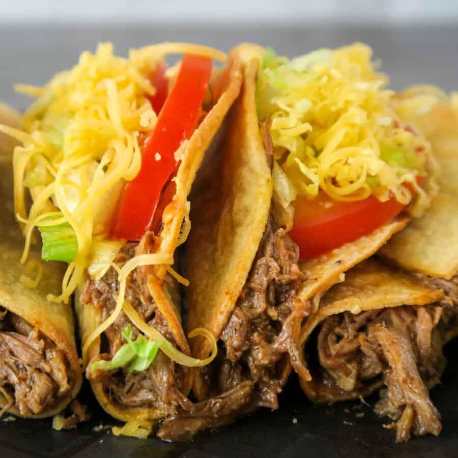 Ala Shrd Beef Taco.
