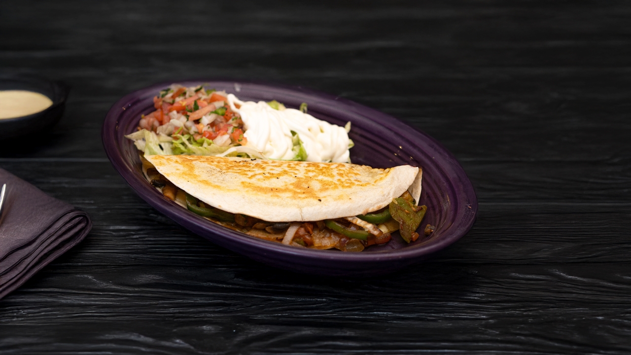 Vegetarian Quesadilla.