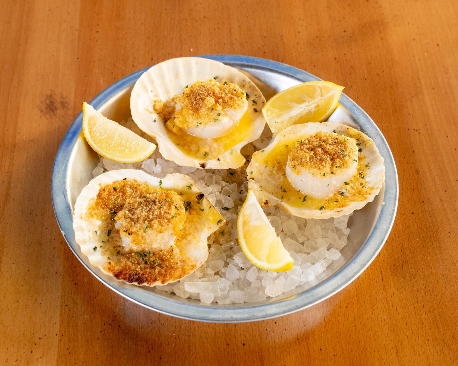 Baked Sea Scallop.