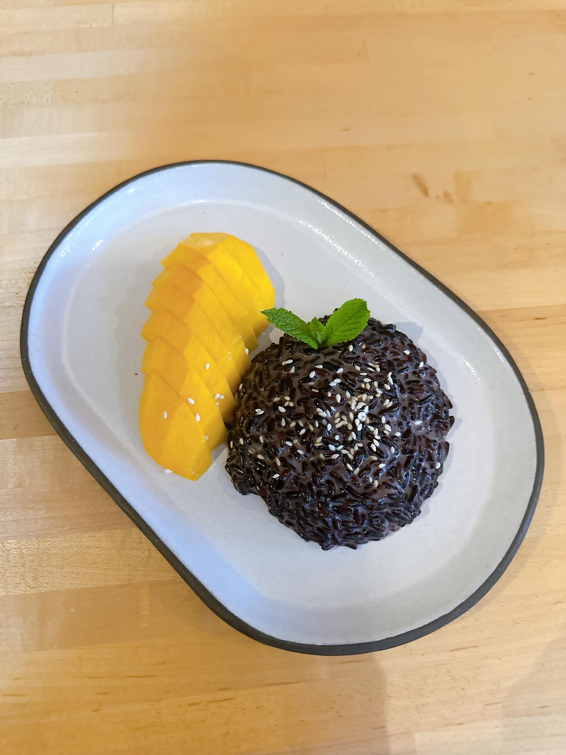 Mango Black Sticky Rice.