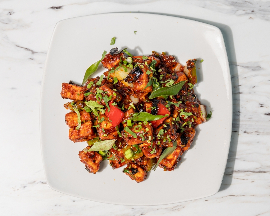 SOUTHERN STYLE CHILI PANEER DRY.