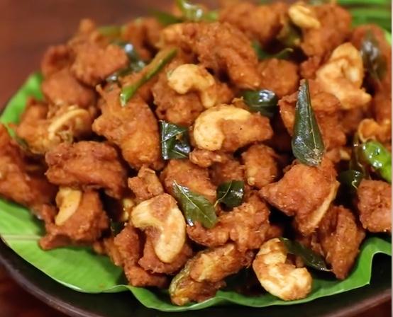 Cashew Chicken Pakoda.